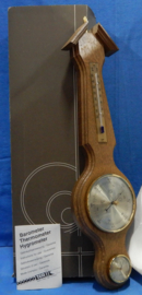 art nr: 552 vintage barometer met temperatuurmeter en hygrometer