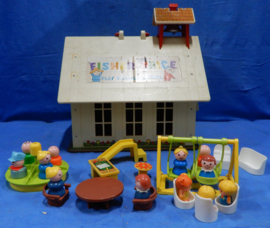art nr: 737 vintage Fisher Price woonhuis