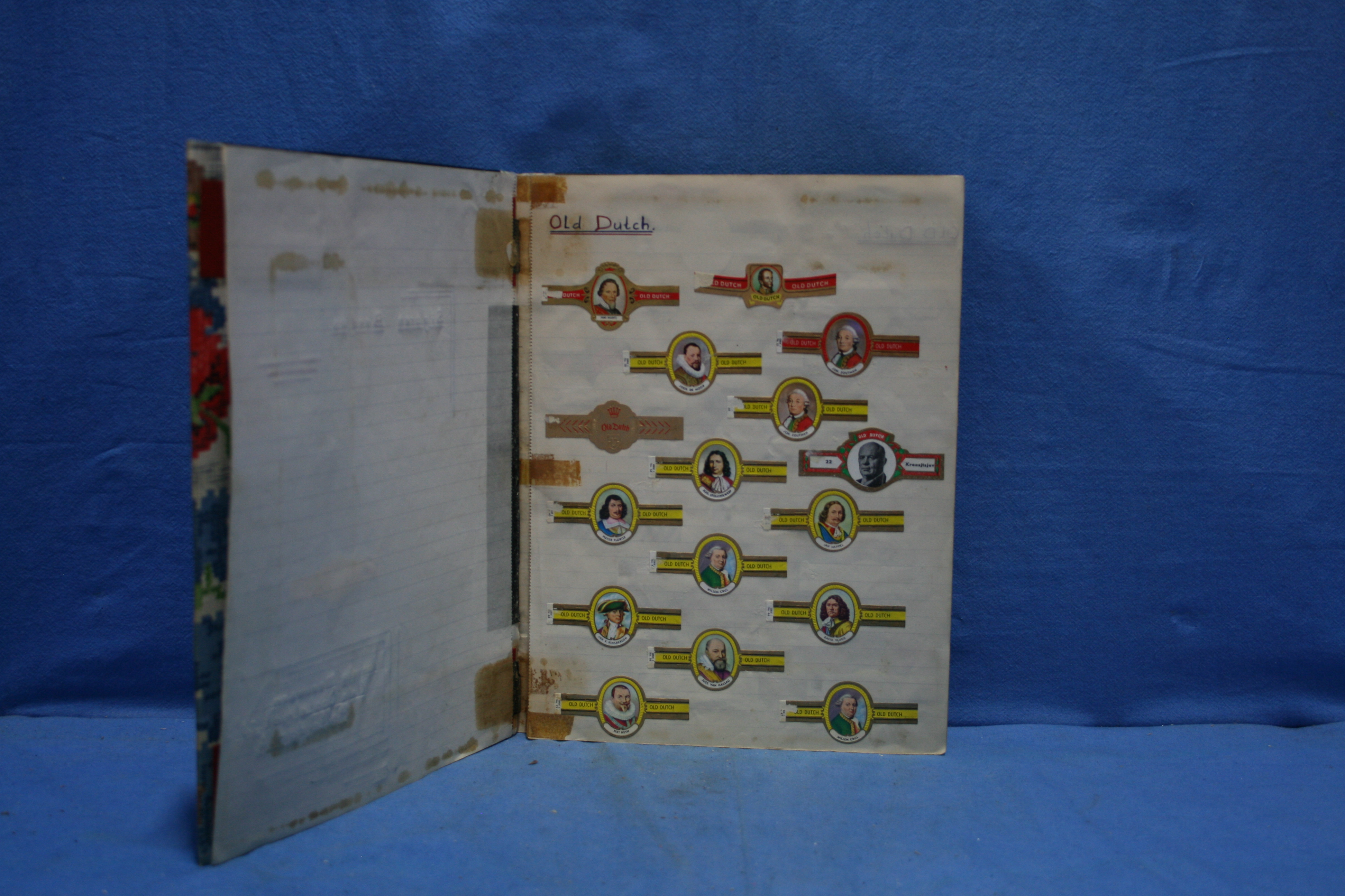 art nr: 1133 vintage 5 albums vol met sigarenbandjes