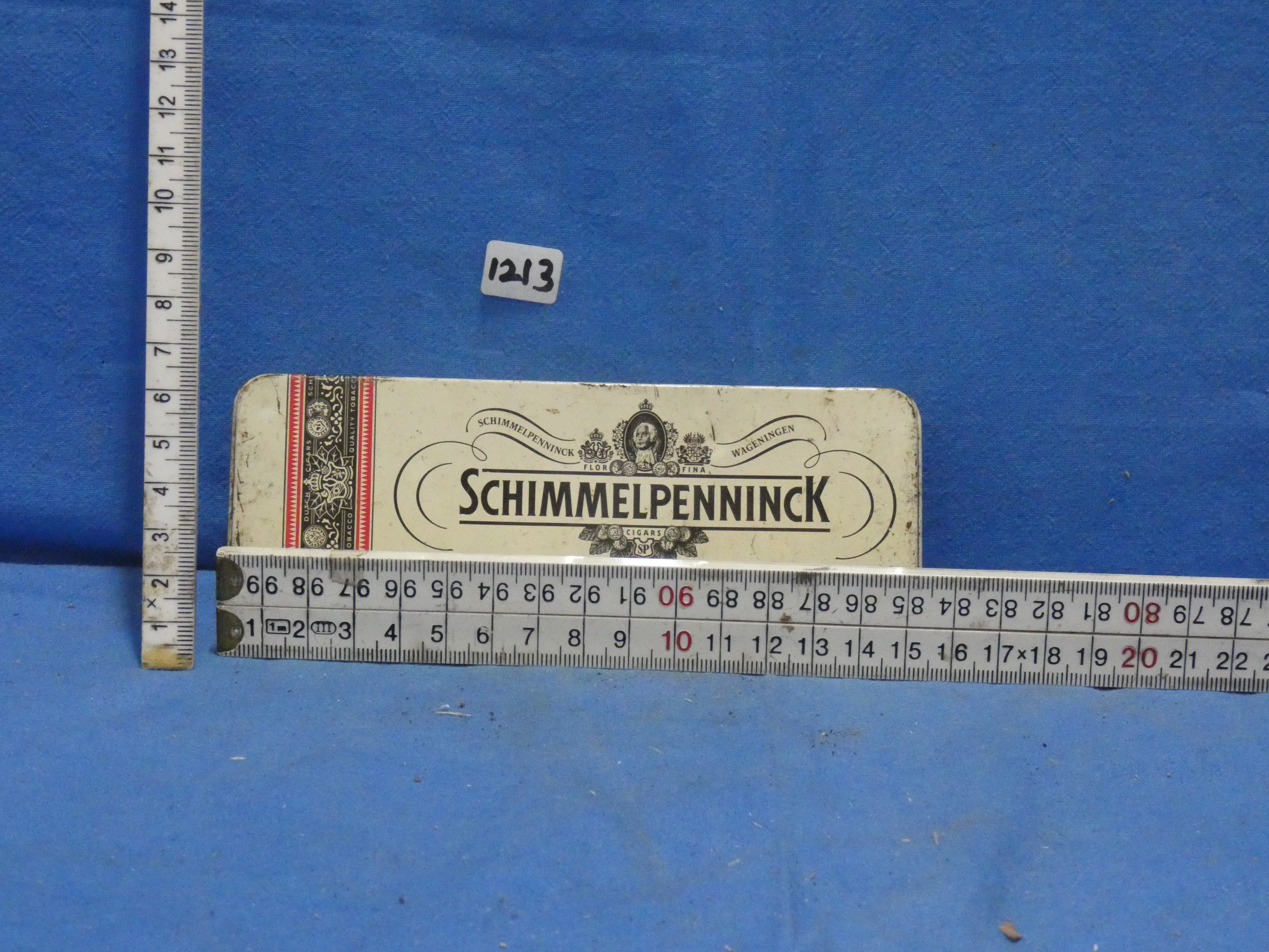 art nr: 1213 vintage Schimmelpenninck Sigaren bewaarblik