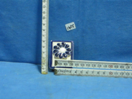art nr: 1455 vintage Delft Blauw lucifer doosje