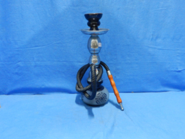 art nr: 53 vintage kleine waterpijp 34 cm hoog