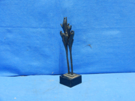 art nr: 753 vintage bronzen kunstwerkje