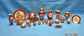 art nr: 273 vintage Imoges keramieke D'art France set