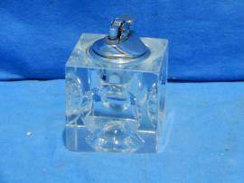 art nr: 744 vintage glazen aansteker