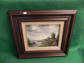 art nr: 429 vintage schilderij van J. KOK