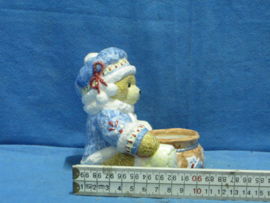art nr: 1470 vintage Cherished Teddies zittend beeldje