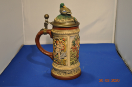 art nr: 110 vintage eendenjacht bierpul