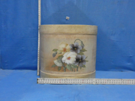 art nr: 1321 vintage hoeden doos zonder deksel