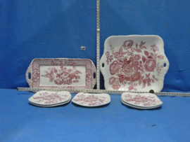art nr: 1298 antieke Mason's set van Ironstone in England