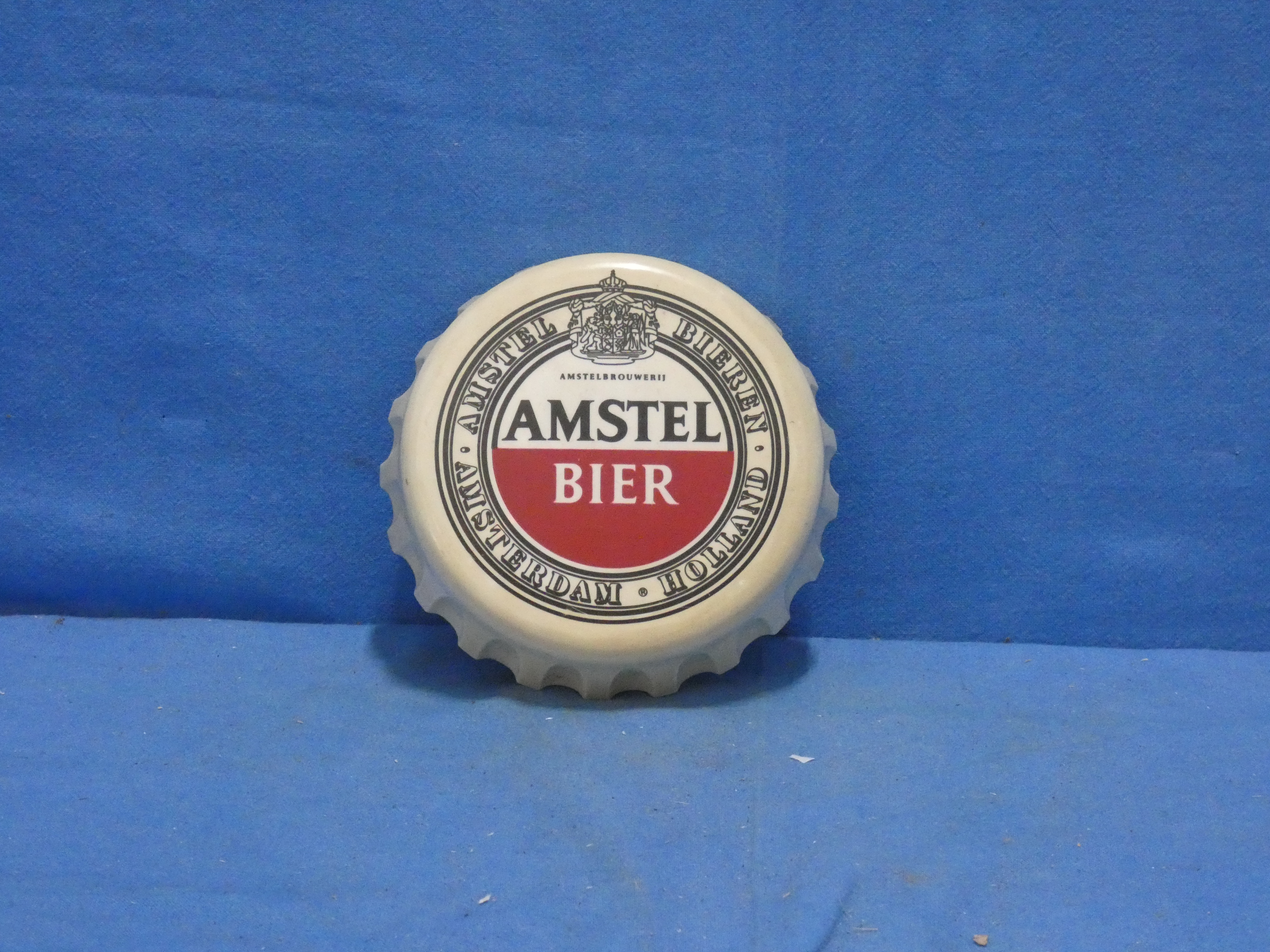 art nr: 1189 vintage bierviltjes houder van Amstel