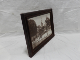 art nr: 955 vintage Placebo schilderijtje van de Markt in Zevenbergen