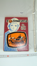 art nr: 420 vintage meisjesboek Rozenmarijntje en rode pier