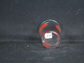 art nr: 1535 vintage limonade glas uit de jaren 1960