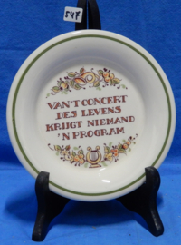 art nr: 547 vintage spreukenbordje van Zenith