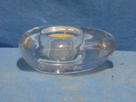 art nr: 1315 vintage glazen waxinelichtjes houder