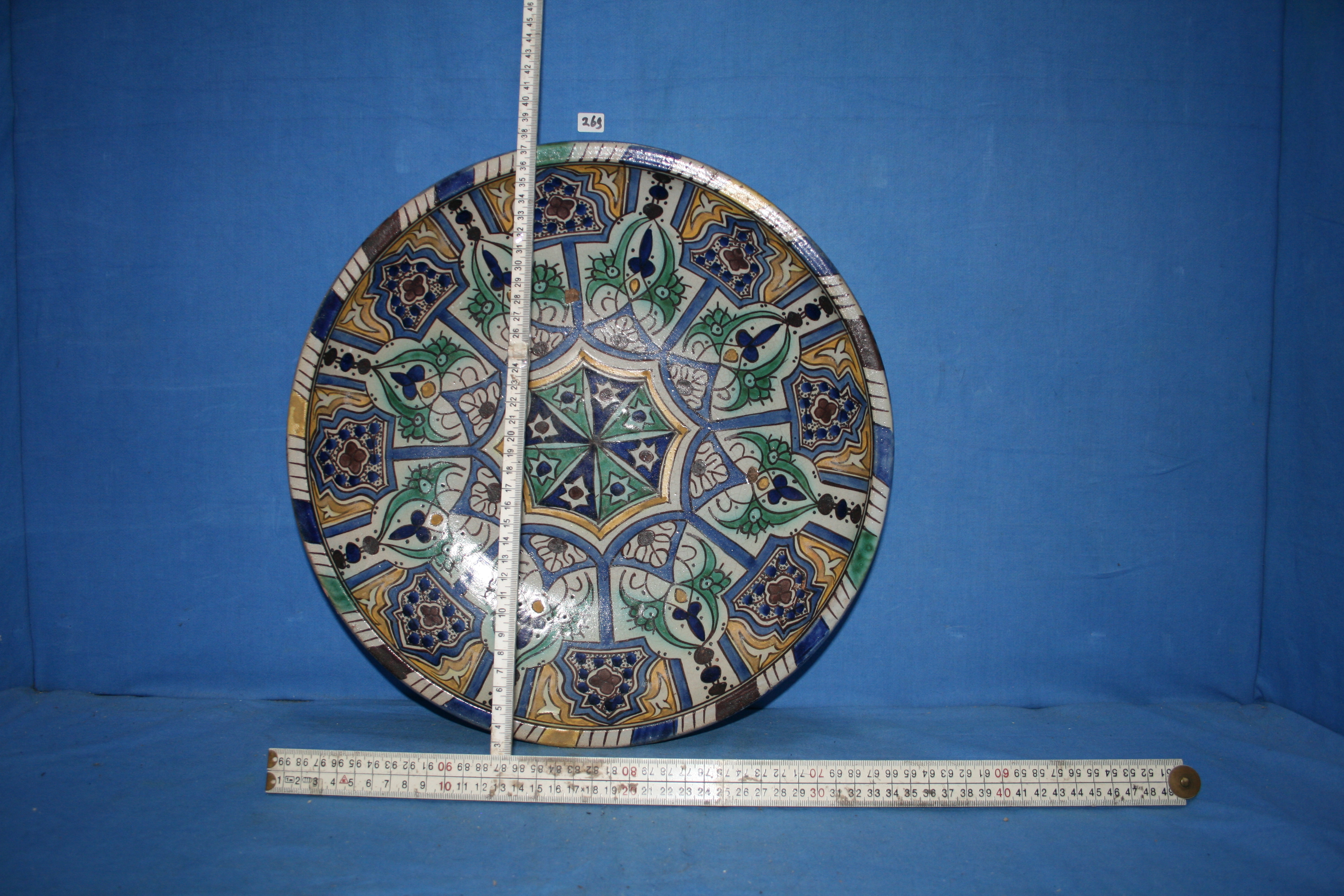 art nr: 11 Spaanse vintage pasta schotel