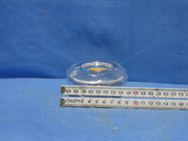 art nr: 1315 vintage glazen waxinelichtjes houder