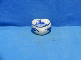 art nr: 1068 antiek delfts blauw keramieken snuif doosje