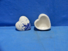 art nr: 1068 antiek delfts blauw keramieken snuif doosje