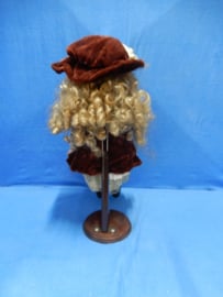 art nr: 1050 vintage porseleinen pop uit de jaren 1960