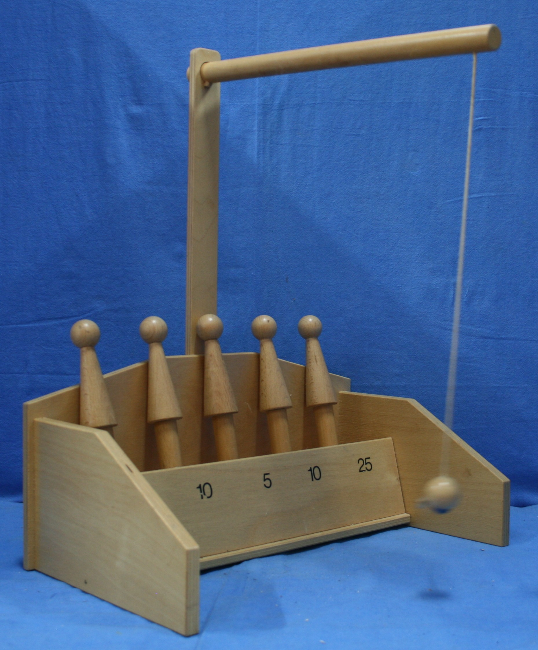 art nr: 269 vintage houten behendigheid spel