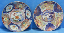 art nr: 1059 antieke Japanse borden set van Imari