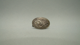 art nr: 68 antieke zilveren manchetknoop
