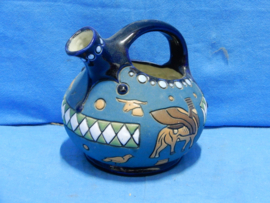 art nr: 686 vintage decoratieve theepot uit Slowakije