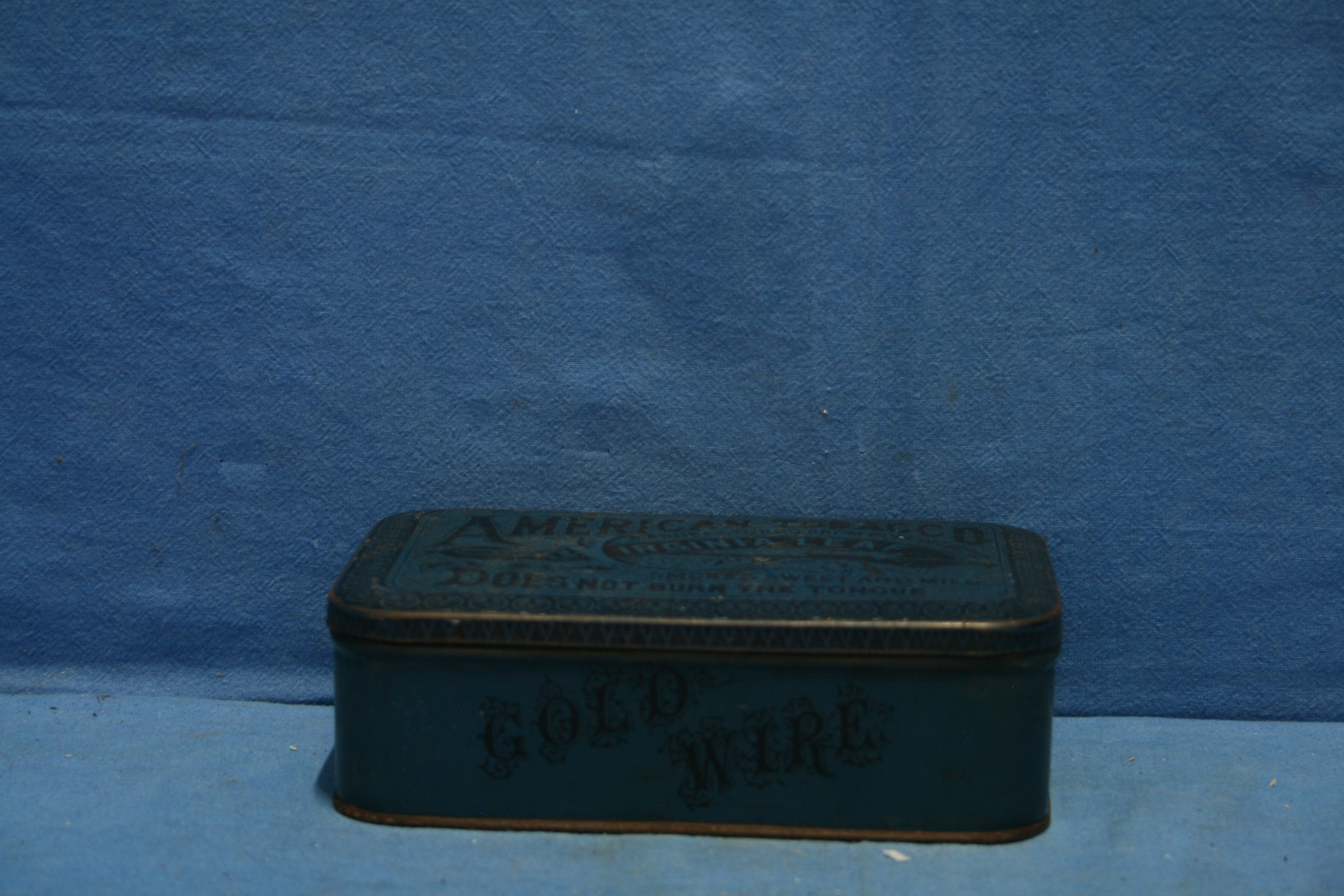 art nr: 494 vintage American Tabacco bewaar blik