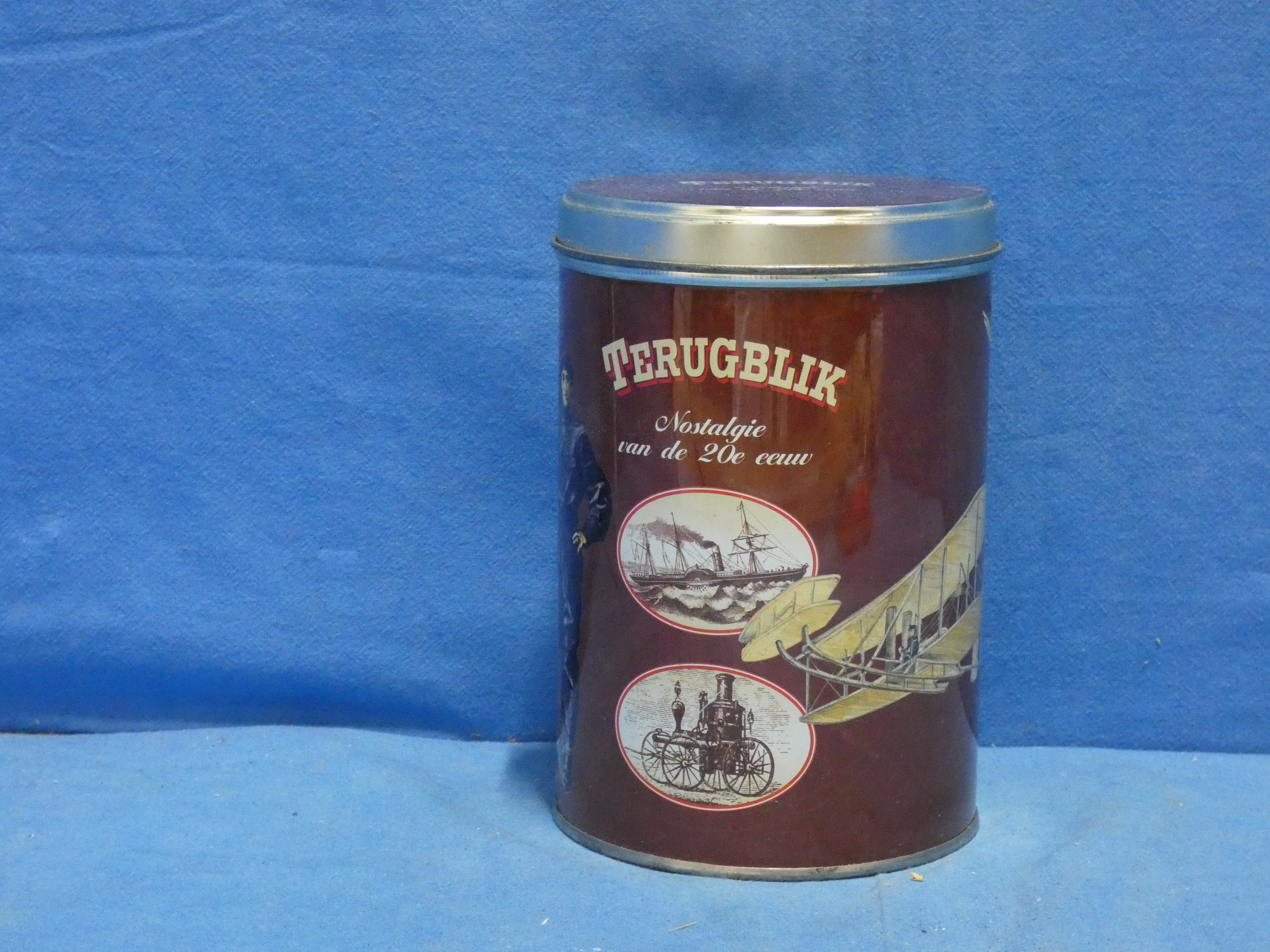 art nr: 1249 vintage terugblik in de tijd met het blik