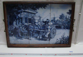 art nr: 309 delft blauw dienblad