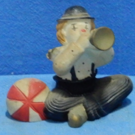 art nr: 1070 vintage pierrot gipsbeeld