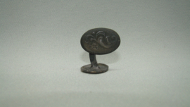 art nr: 68 antieke zilveren manchetknoop