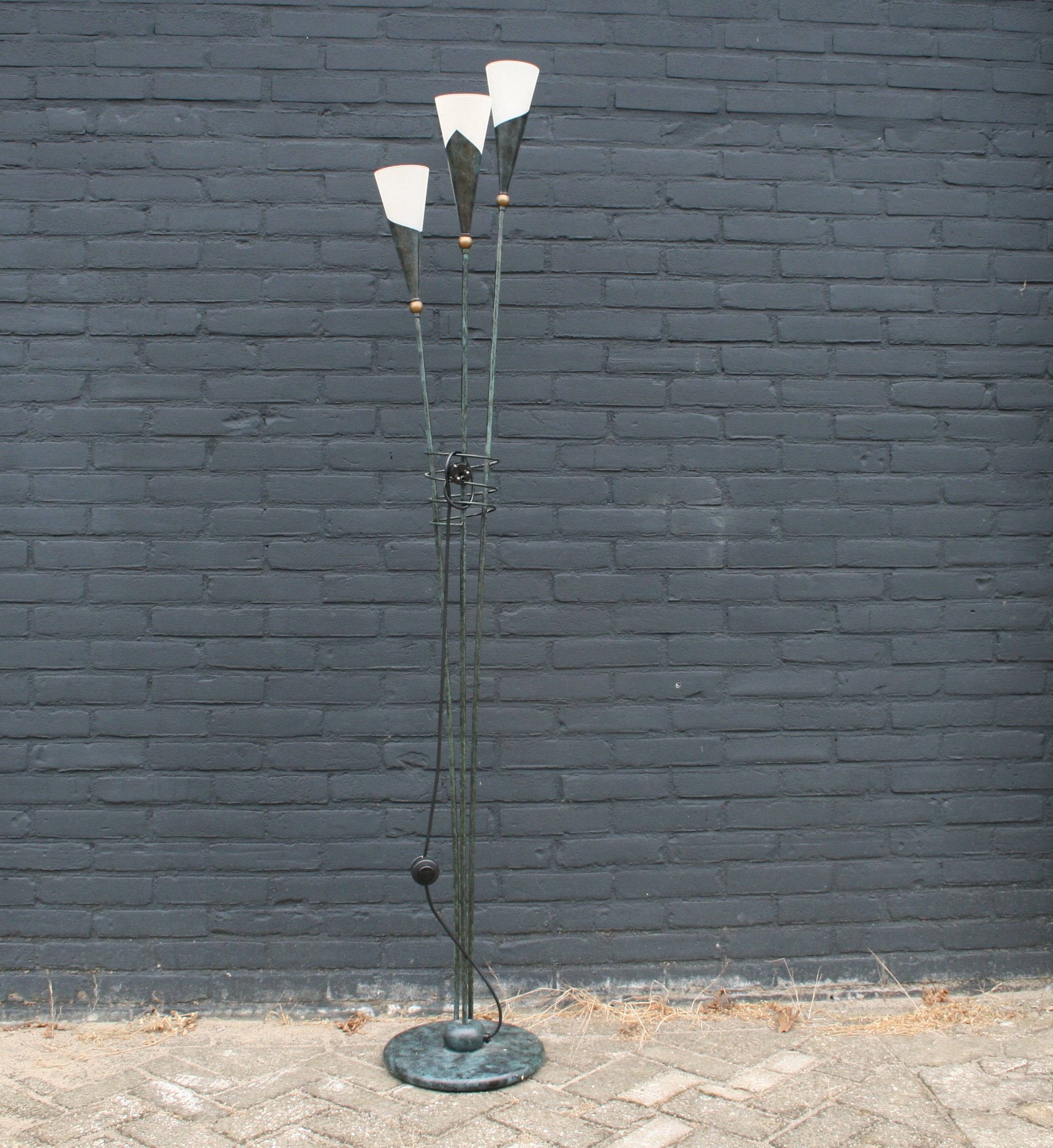 art nr: 218 vintage staande designlamp