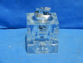 art nr: 744 vintage glazen aansteker