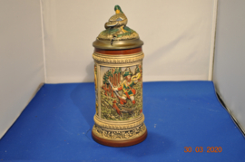 art nr: 110 vintage eendenjacht bierpul