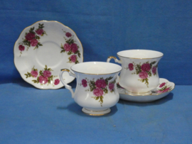 art nr: 1337 vintage kop en schotel van Royal Ascot Red Rose