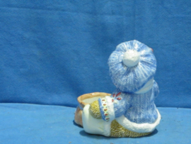 art nr: 1470 vintage Cherished Teddies zittend beeldje