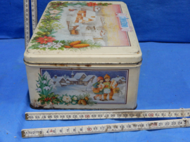 art nr: 602 vintage blik Biscotti Froline mulini bianco