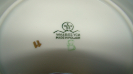 art nr: 423 vintage WAKBRZYCH porseleinen Poolse borden