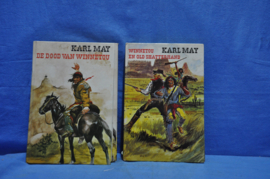 art nr: 878 vintage serie van 7 boeken van Karl May