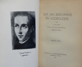 art nr: 555 antiek kerkelijk boek van Sint Jan Berchmans en Voorouders