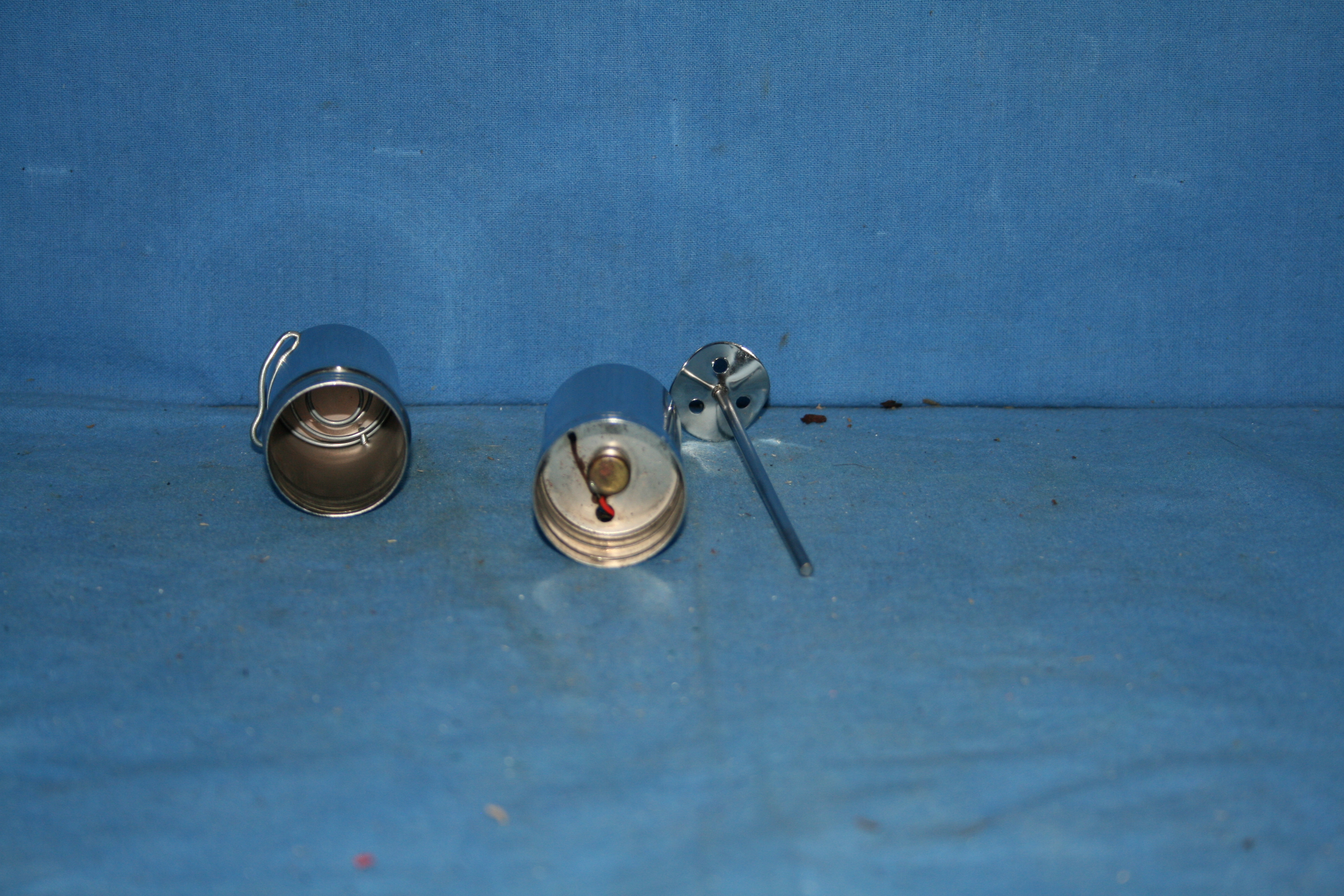 art nr: 1110 vintage elektrische staafmixer in lederen houder