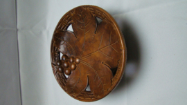 art nr: 402 vintage houten muziek schaal