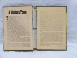 art nr: 952 vintage pop-up panorama boek, A Western Town