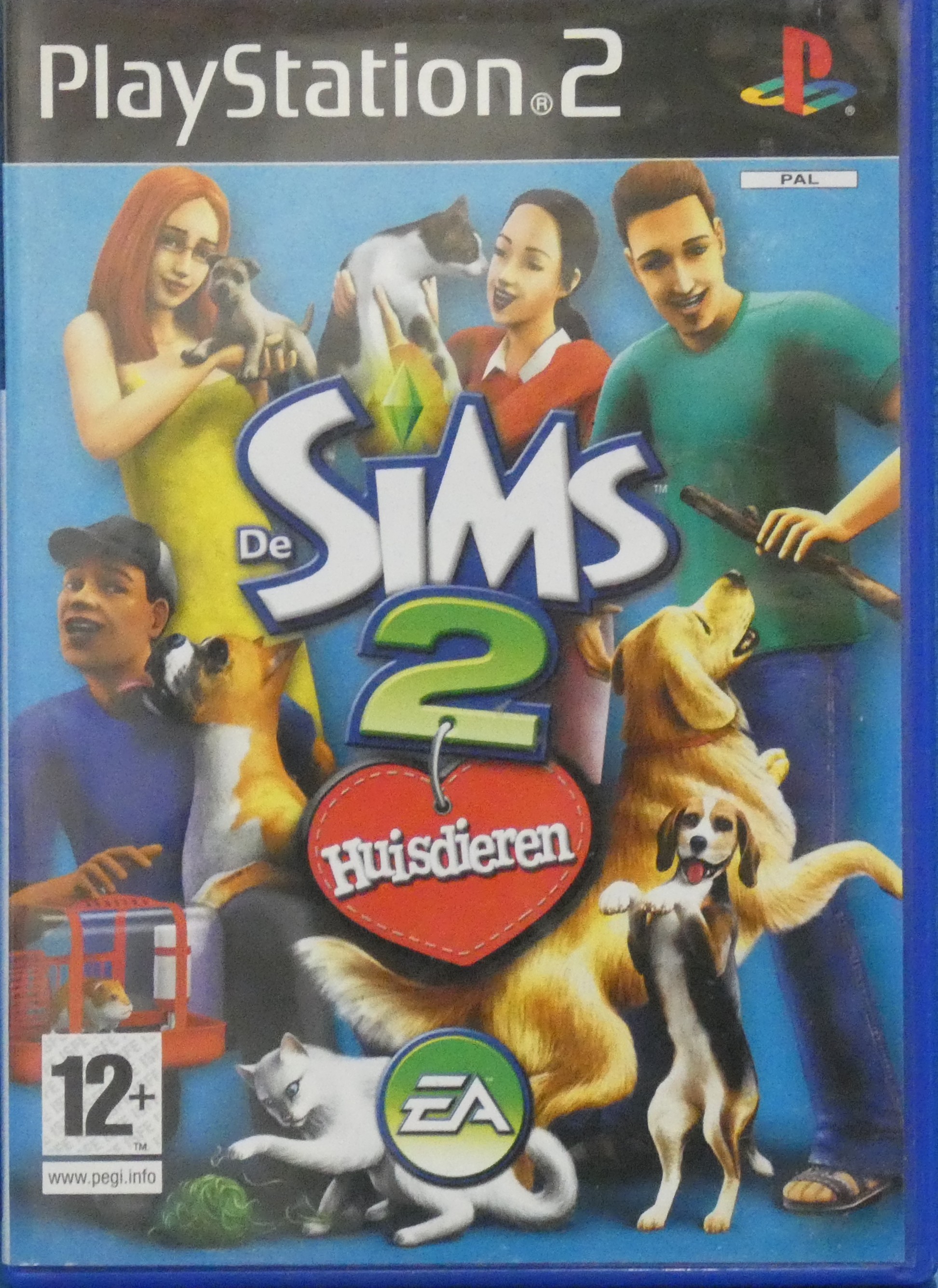 art nr: 1206 vintage PlayStation 2 spel Sims 2 Huisdieren