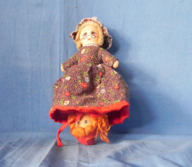 art nr: 476 vintage Topsy Turvey 3 in 1 popje