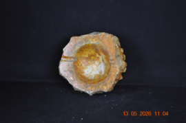 art nr: 1571 vintage grote marmeren asbak