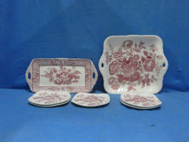 art nr: 1298 antieke Mason's set van Ironstone in England